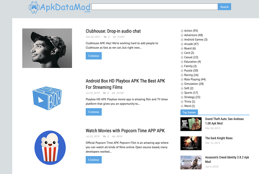 The case: apk